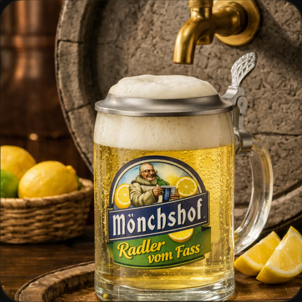 Bier vom Fass mit Sprite