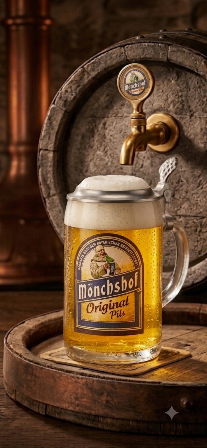Mönchshof Original (Pils) vom Fass