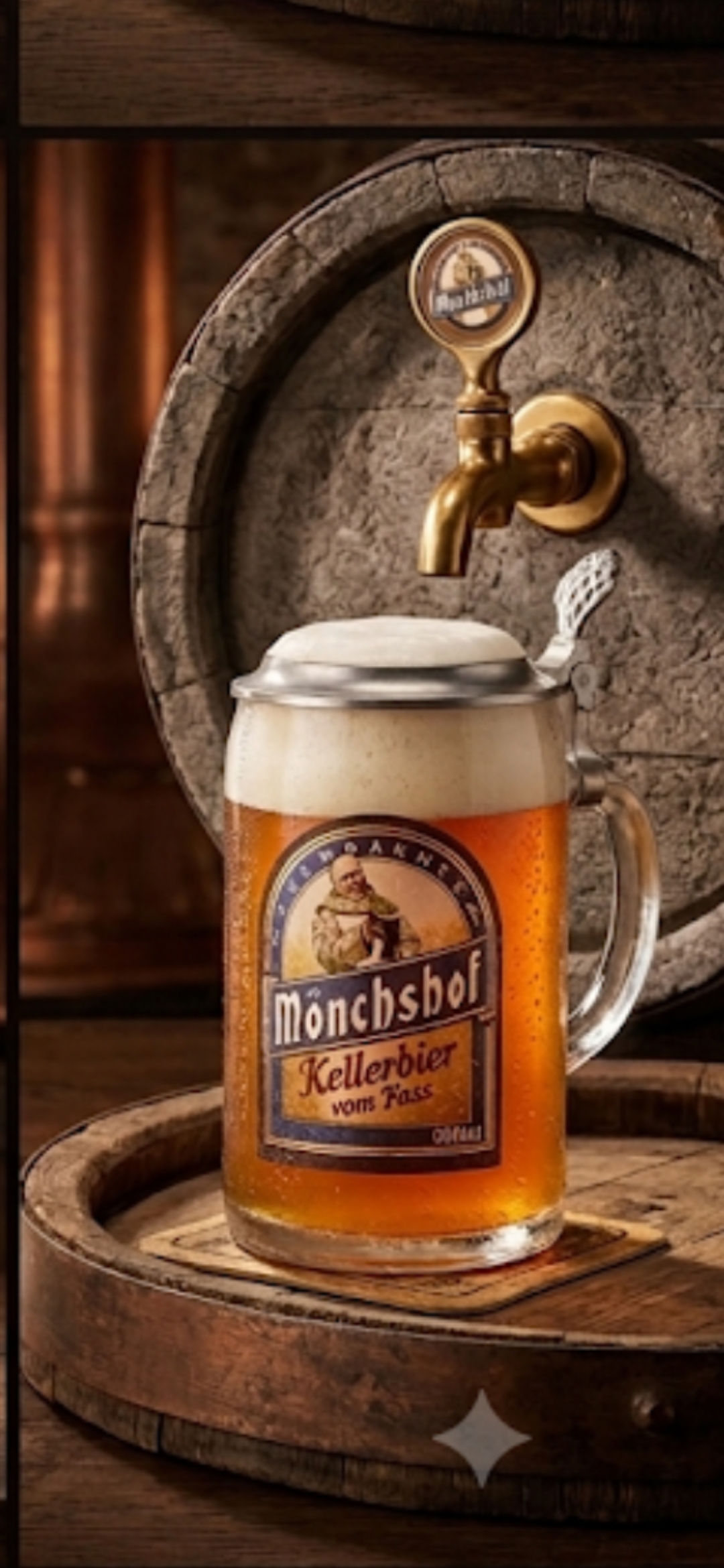Mönchshof Kellerbier vom Fass