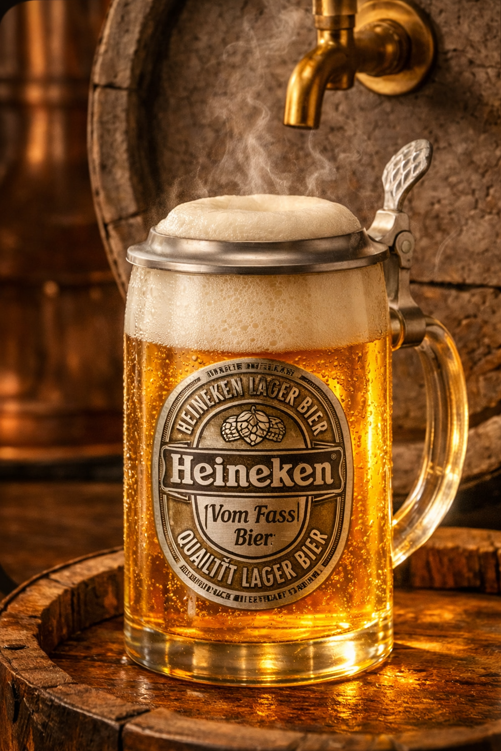 Heineken vom Fass